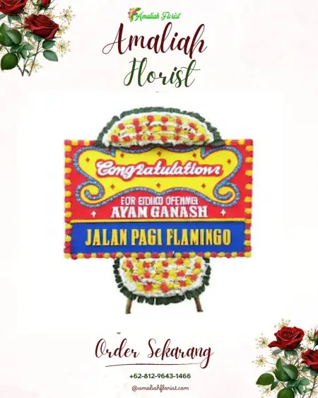 Sewa Papan Bunga Bailang